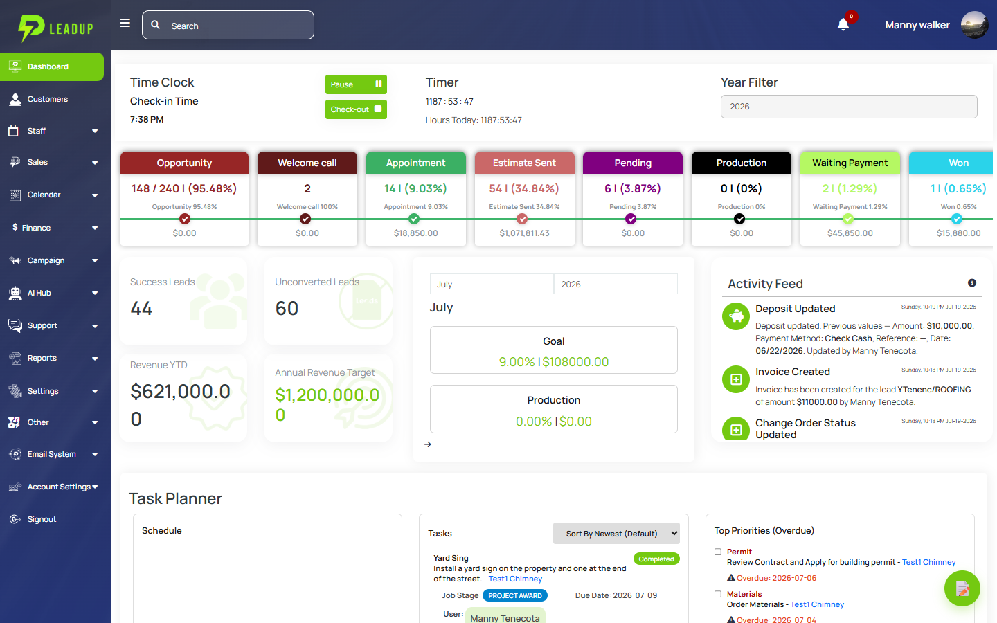 LeadUp CRM & Lead Management System