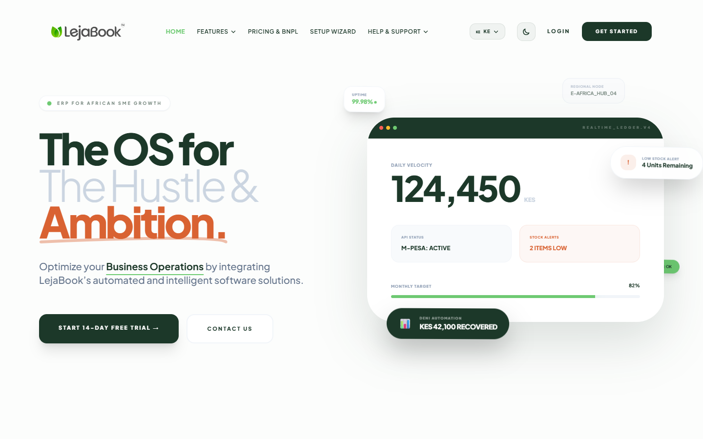 Leja Book — Online Booking Platform